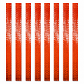 Thin DOT Orange Reflective Strips | Reflective Conspicuity Tape Strips For Trailers, Vehicles & Much More (Many Sizes & Quantity Packs)