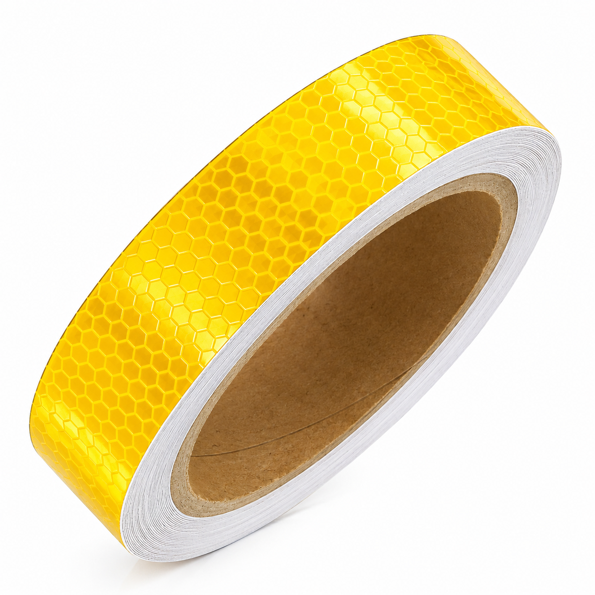 DOT Reflective Yellow Roll | Reflective Tape 1" Conspicuity Tape Roll For Trailers, Vehicles & Much More (Many Lengths)