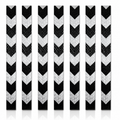 DOT Magnetic Black & White Arrow Reflective Strips | Reflective Magnet Conspicuity Tape Strips For Trailers, Vehicles & Much More (Many Sizes & Quantity Packs)