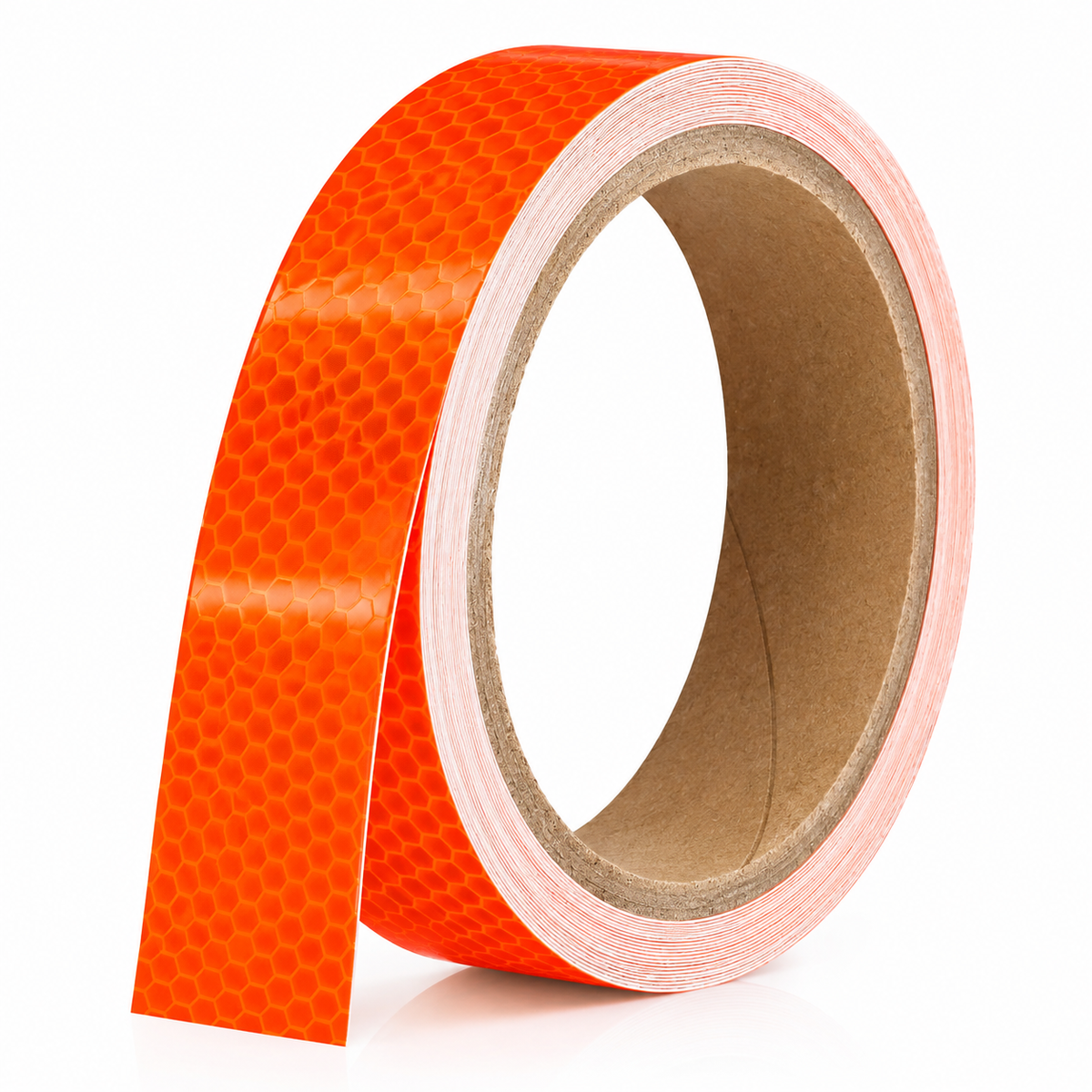DOT Reflective Orange Roll | Reflective Tape 1" Conspicuity Tape Roll For Trailers, Vehicles & Much More (Many Lengths)