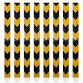 DOT Magnetic Black & Yellow Arrow Reflective Strips | Reflective Magnet Conspicuity Tape Strips For Trailers, Vehicles & Much More (Many Sizes & Quantity Packs)