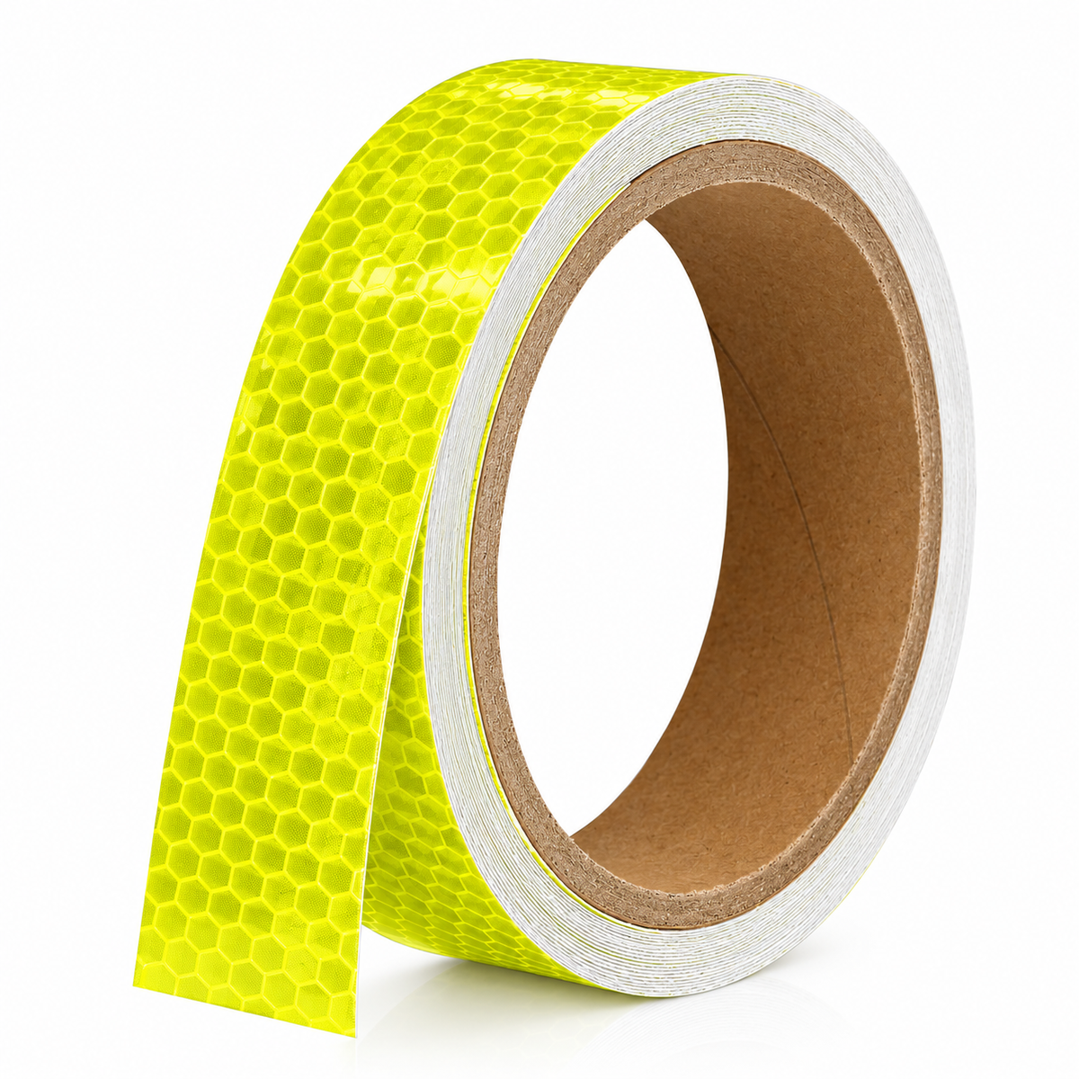 DOT Reflective Neon Yellow Roll | Reflective Tape 1" Conspicuity Tape Roll For Trailers, Vehicles & Much More (Many Lengths)