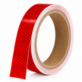 DOT Reflective Red Roll | Reflective Tape 1" Conspicuity Tape Roll For Trailers, Vehicles & Much More (Many Lengths)
