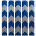 DOT Blue & White Arrow Reflective Strips | Reflective Conspicuity Tape Strips For Trailers, Vehicles & Much More (Many Sizes & Quantity Packs)