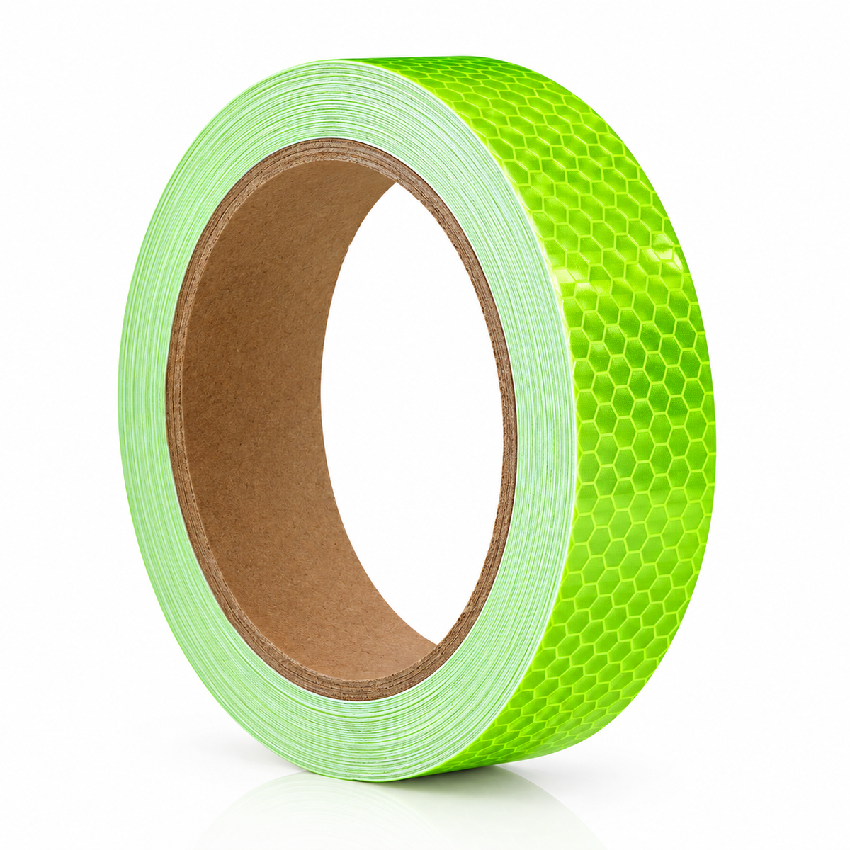 DOT Reflective Neon Green Roll | Reflective Tape 1" Conspicuity Tape Roll For Trailers, Vehicles & Much More (Many Lengths)