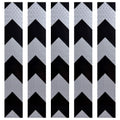 DOT Magnetic Black & White Arrow Reflective Strips | Reflective Magnet Conspicuity Tape Strips For Trailers, Vehicles & Much More (Many Sizes & Quantity Packs)