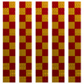 DOT Red & Yellow Checkered Reflective Strips | Reflective Conspicuity Tape Strips For Trailers, Vehicles & Much More (Many Sizes & Quantity Packs)