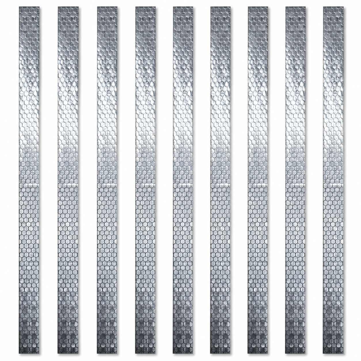 DOT Magnetic White Reflective Strips | Reflective Magnet Conspicuity Tape Strips For Trailers, Vehicles & Much More (Many Sizes & Quantity Packs)