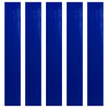 DOT Magnetic Blue Reflective Strips | Reflective Magnet Conspicuity Tape Strips For Trailers, Vehicles & Much More (Many Sizes & Quantity Packs)