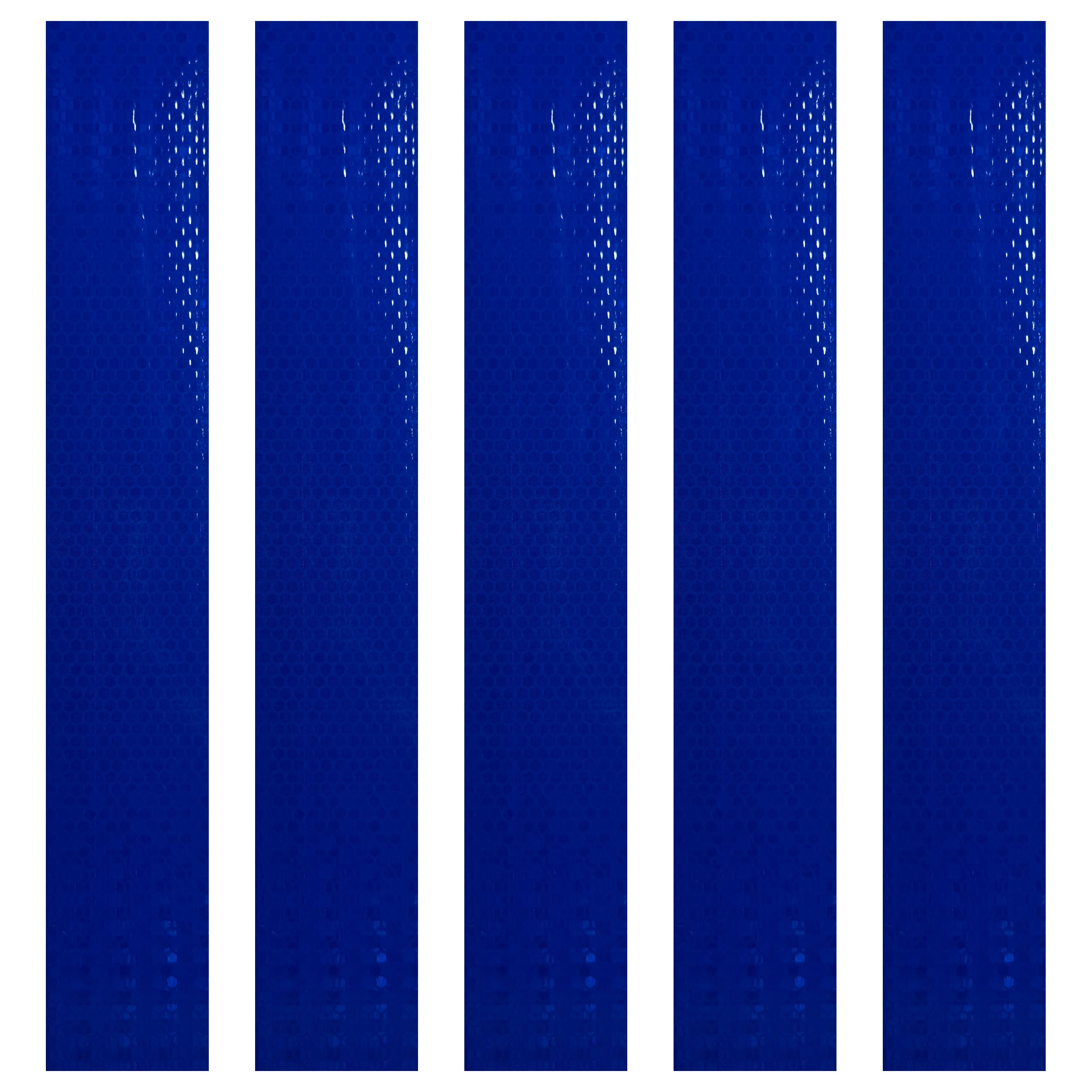 DOT Magnetic Blue Reflective Strips | Reflective Magnet Conspicuity Tape Strips For Trailers, Vehicles & Much More (Many Sizes & Quantity Packs)