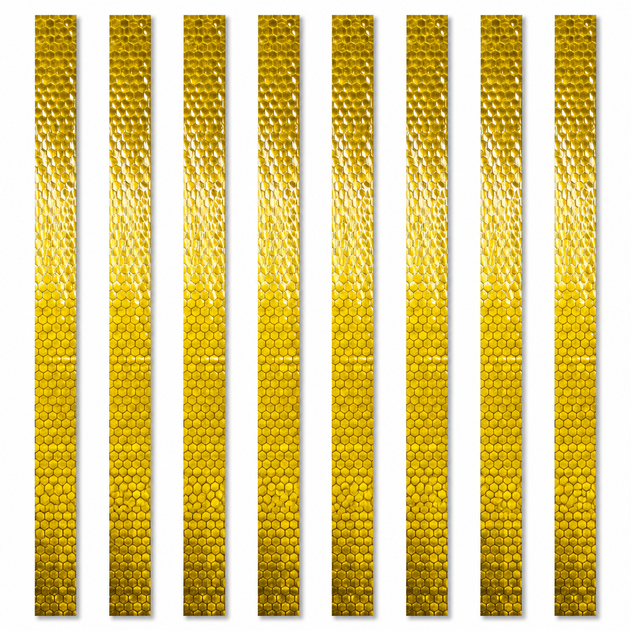 DOT Magnetic Yellow Reflective Strips | Reflective Magnet Conspicuity Tape Strips For Trailers, Vehicles & Much More (Many Sizes & Quantity Packs)