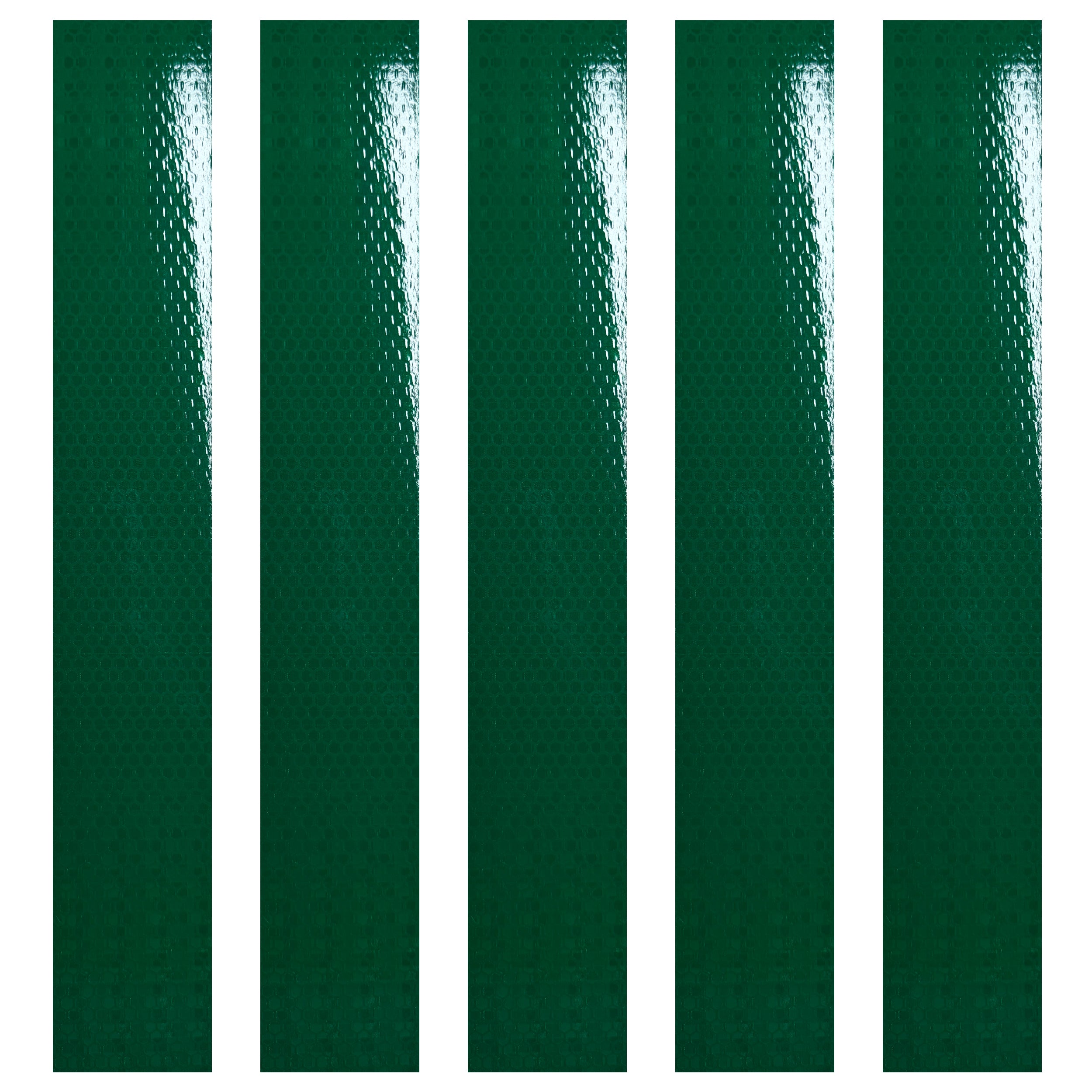 DOT Green Reflective Strips | Reflective Conspicuity Tape Strips For Trailers, Vehicles & Much More (Many Sizes & Quantity Packs)