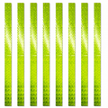 DOT Magnetic Lime Green Reflective Strips | Reflective Magnet Conspicuity Tape Strips For Trailers, Vehicles & Much More (Many Sizes & Quantity Packs)