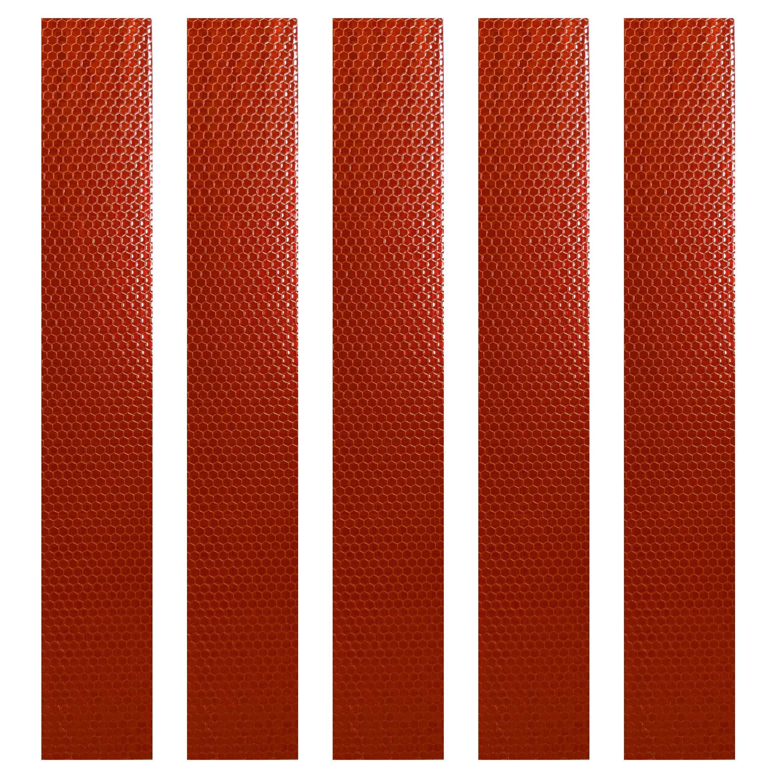 DOT Orange Reflective Strips | Reflective Conspicuity Tape Strips For Trailers, Vehicles & Much More (Many Sizes & Quantity Packs)
