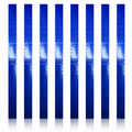 Thin DOT Blue Reflective Strips | Reflective Conspicuity Tape Strips For Trailers, Vehicles & Much More (Many Sizes & Quantity Packs)