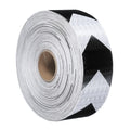DOT Reflective Black & White Arrow Roll | Reflective Tape 2" Conspicuity Tape Roll For Trailers, Vehicles & Much More (Many Lengths)
