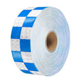 DOT Reflective Blue & White Checkered Roll | Reflective Tape 2" Conspicuity Tape Roll For Trailers, Vehicles & Much More (Many Lengths)