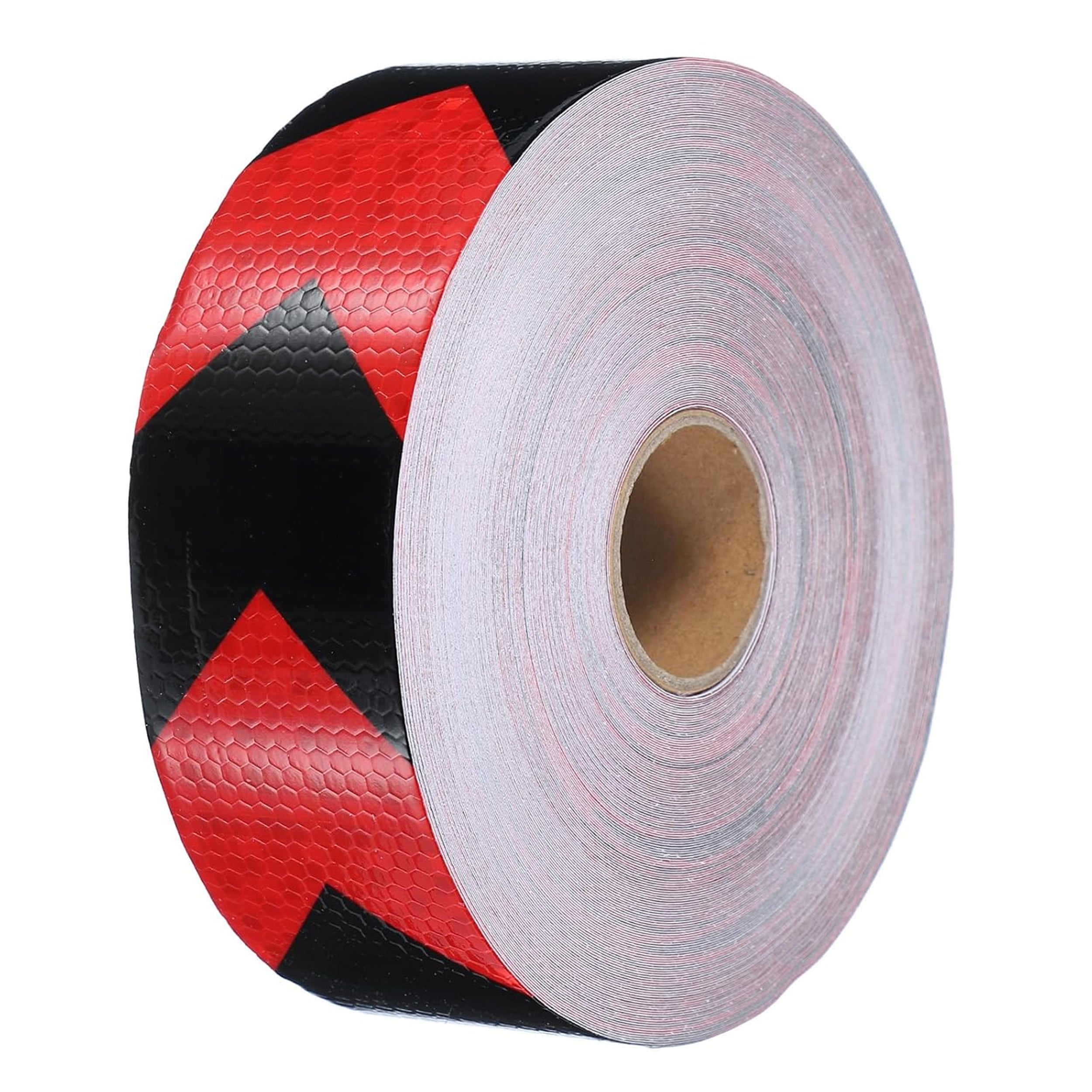 DOT Reflective Black & Red Arrow Roll | Reflective Tape 2" Conspicuity Tape Roll For Trailers, Vehicles & Much More (Many Lengths)